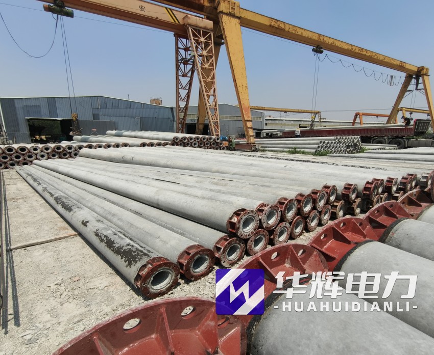 白碱滩21米水泥电线杆